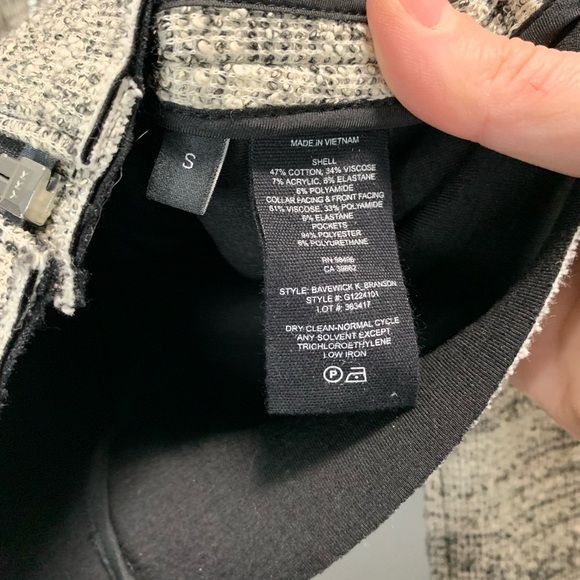 Theory Bavewick K. Branson Tweed Moto Jacket - Picture 7 of 7